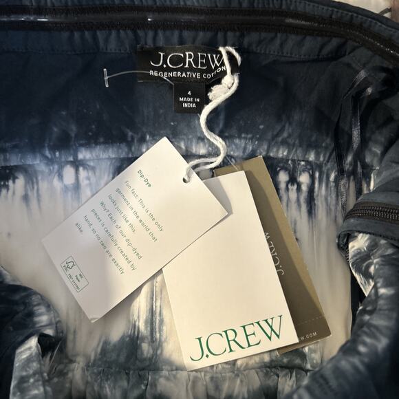 NWT J.Crew Strapless Drop-Waist Dress in Dip-Dye 4 - Picture 7 of 8